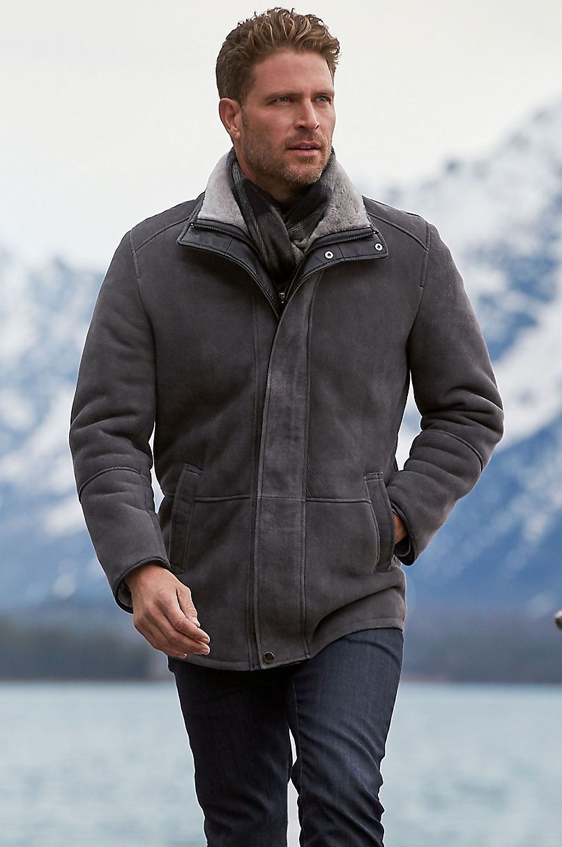 Lucas Spanish Merino Shearling Sheepskin Coat