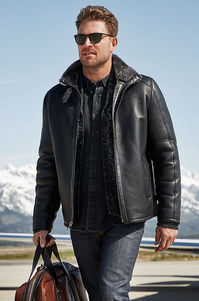 Spanish Shearling Sheepskin Jacket