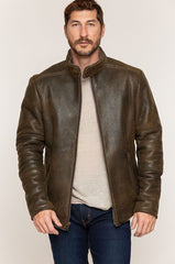 Shearling Sheepskin Bomber Jacket