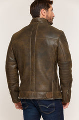 Shearling Sheepskin Bomber Jacket