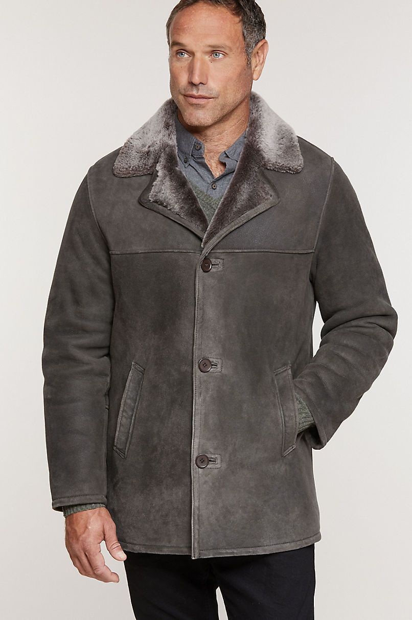 Merino Shearling Sheepskin Car Coat