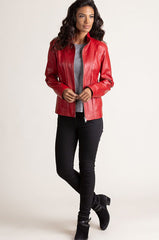 Greenwich Lambskin Leather Jacket