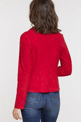 Reversible Goatskin Suede Leather Jacket