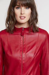 Reversible Goatskin Suede Leather Jacket
