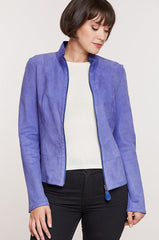 Reversible Goatskin Suede Leather Jacket