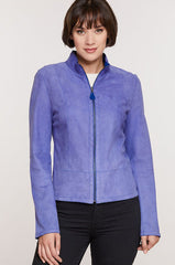 Reversible Goatskin Suede Leather Jacket