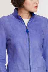 Reversible Goatskin Suede Leather Jacket