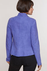 Reversible Goatskin Suede Leather Jacket