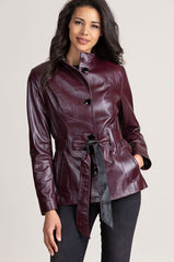 Tribeca Spanish Lambskin Leather Coat