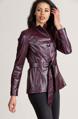 Tribeca Spanish Lambskin Leather Coat