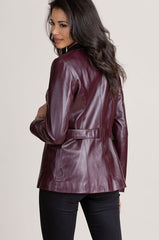 Tribeca Spanish Lambskin Leather Coat