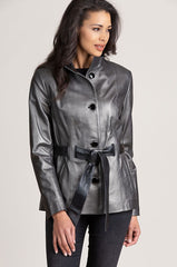 Tribeca Spanish Lambskin Leather Coat