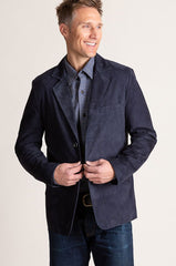 Italian Matisse Lambskin Suede Blazer