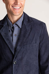 Italian Matisse Lambskin Suede Blazer