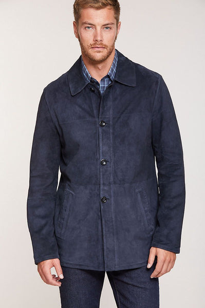 Earl Reversible Italian Lambskin Suede Blazer