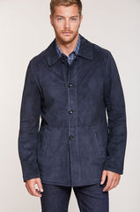 Earl Reversible Italian Lambskin Suede Blazer