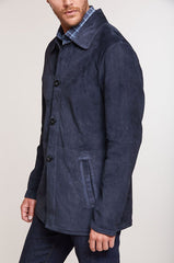 Earl Reversible Italian Lambskin Suede Blazer