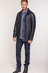 Earl Reversible Italian Lambskin Suede Blazer