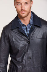 Earl Reversible Italian Lambskin Suede Blazer