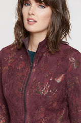 Sasha Reversible Italian Lambskin Suede Leather Jacket