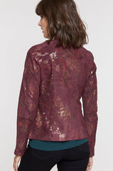Sasha Reversible Italian Lambskin Suede Leather Jacket