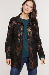 Sonia Reversible Lambskin Suede Leather Jacket
