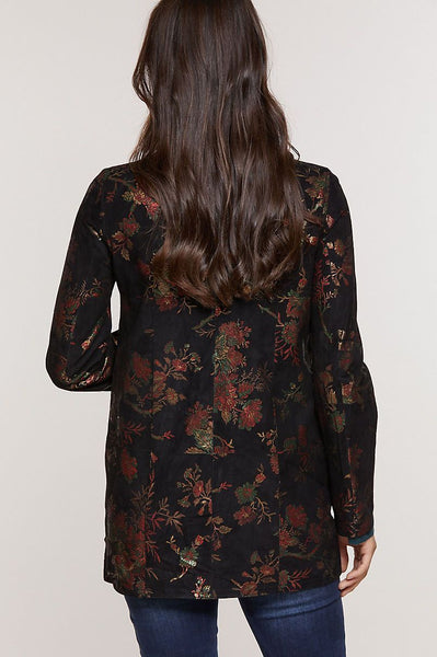 Sonia Reversible Lambskin Suede Leather Jacket