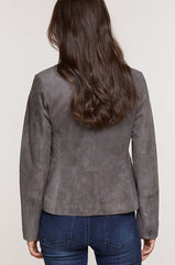 Tara Italian Lambskin Suede Blazer