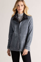 Rory Distressed Lambskin Leather Jacket