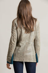 Rory Distressed Lambskin Leather Jacket