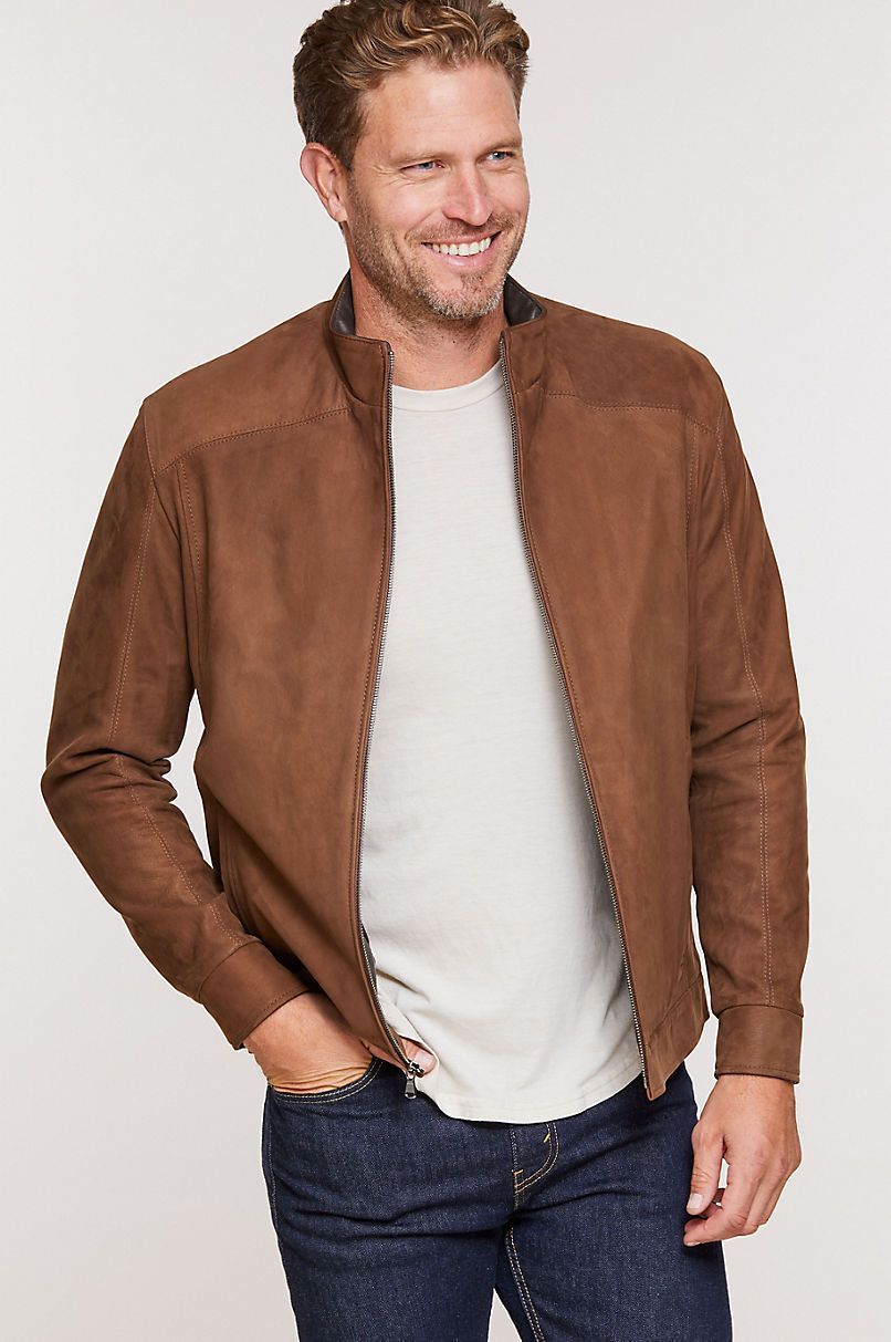Larson Italian Lambskin Leather Jacket