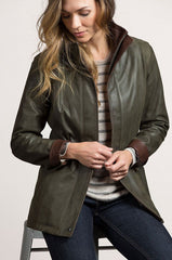 Rory Rustic Lambskin Leather Jacket