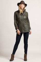 Rory Rustic Lambskin Leather Jacket