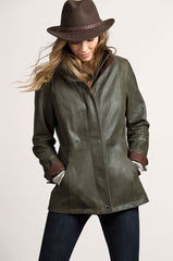 Rory Rustic Lambskin Leather Jacket