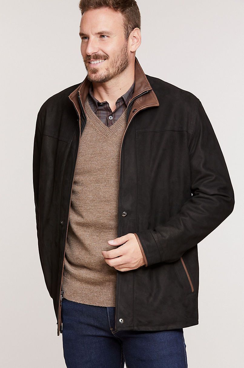 Simon Italian Lambskin Leather Jacket