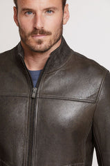Eddie Lambskin Leather Moto Jacket