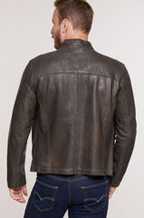 Eddie Lambskin Leather Moto Jacket