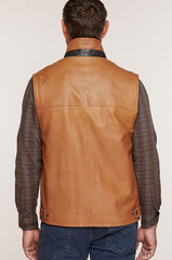 Falcon Lambskin Leather Vest