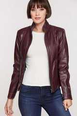 Melissa Italian Lambskin Leather Jacket