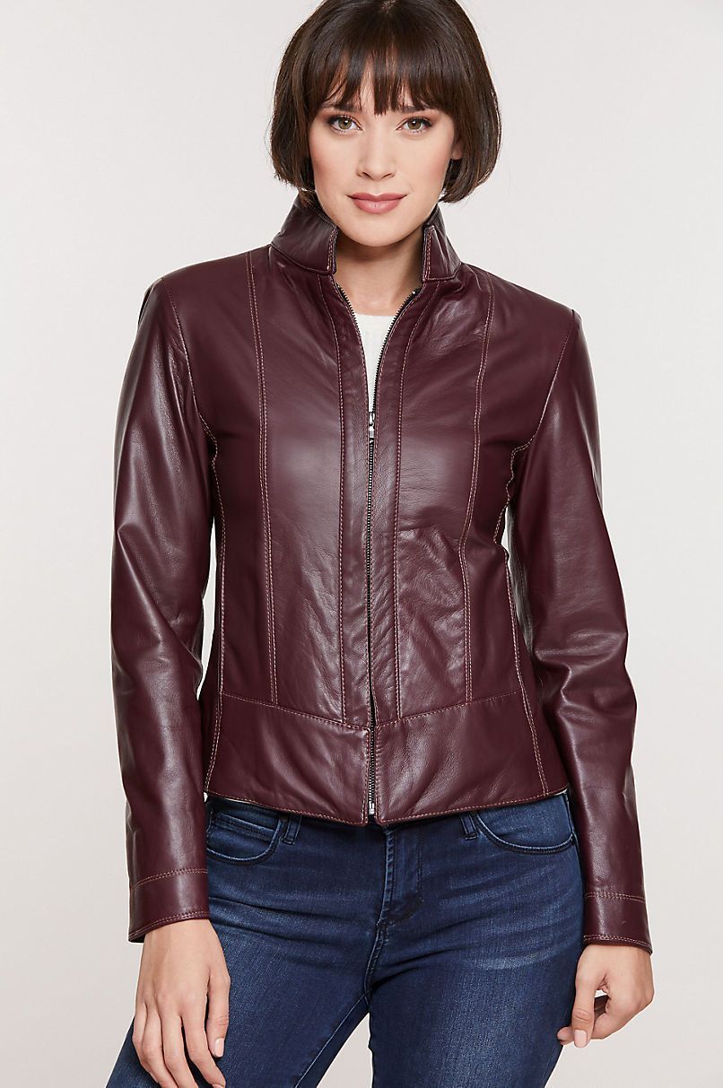 Melissa Italian Lambskin Leather Jacket