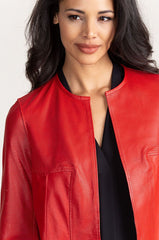 Alma Reversible Lambskin Leather Coat