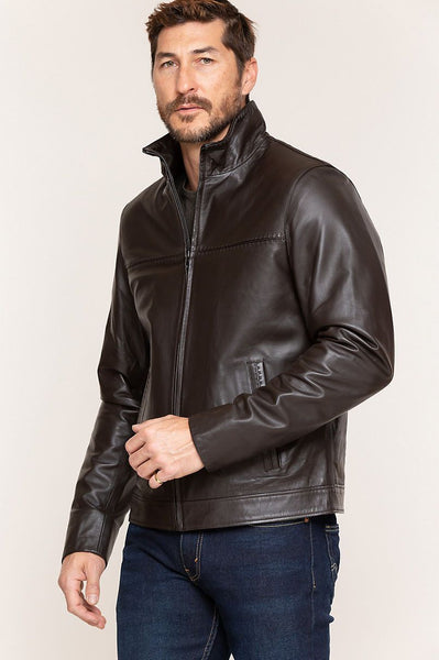 Rolf Lambskin Leather Jacket