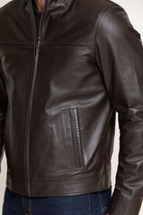 Rolf Lambskin Leather Jacket