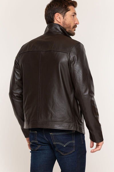 Rolf Lambskin Leather Jacket