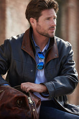 Romano Lambskin Leather Jacket - Tall (40L - 46L)