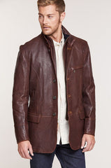 Montreaux Moroccan Lambskin Leather Blazer