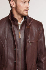 Montreaux Moroccan Lambskin Leather Blazer