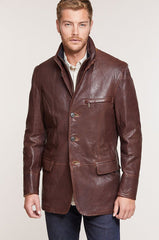 Montreaux Moroccan Lambskin Leather Blazer