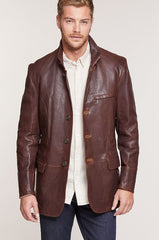 Montreaux Moroccan Lambskin Leather Blazer