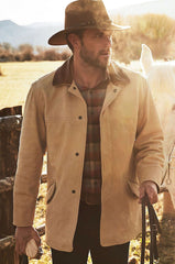 Country Gentleman Calfskin Leather Coat - Big (48 - 52)